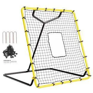 Baseball and Softball Rebounder Net, PitchBack Baseball Pitching Nest, 3-Way Baseball, Softball Pitchback Net, Fielding Trainer, Bounce Back Net for Fielding/Throwing Practice Baseball and Softball Rebounder Net, PitchBack Baseball Pitching Nest, 3-Way Baseball, Softball Pitchback Net, Fielding Trainer, Bounce Back Net for Fielding/Throwing Practice