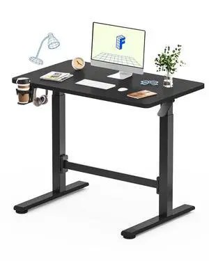 H7 Plus Gas Spring Adjustable Standing Desk, Mobile Rolling Sit-Stand Table with Wheels, Cordless Stand Up Desk for Small Spaces & Home Office, 40" One-Piece Desktop Black,Height 27.6"45" H7 Plus Gas Spring Adjustable Standing Desk, Mobile Rolling Sit-Stand Table with Wheels, Cordless Stand Up Desk for Small Spaces & Home Office, 40" One-Piece Desktop Black,Height 27.6"45"