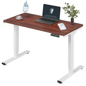 E6 Essential 3 Stages Dual Motor Electric Standing Desk 48x24 Inch Whole-Piece Board Height Adjustable Desk Electric Sit Stand Desk(White Frame + Mahogany Desktop, 2 Packages) E6 Essential 3 Stages Dual Motor Electric Standing Desk 48x24 Inch Whole-Piece Board Height Adjustable Desk Electric Sit Stand Desk(White Frame + Mahogany Desktop, 2 Packages)