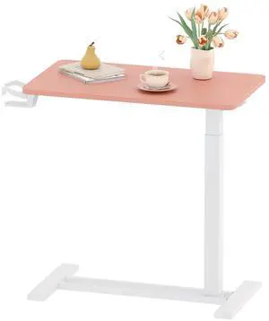 Mobile Standing Desk with Wheels Pneumatic Laptop Rolling Computer Cart Movable Height Adjustable Small Sit Stand Desk Computer Workstations Home Use27.6" W x 15.7" D,Pink Mobile Standing Desk with Wheels Pneumatic Laptop Rolling Computer Cart Movable Height Adjustable Small Sit Stand Desk Computer Workstations Home Use27.6" W x 15.7" D,Pink