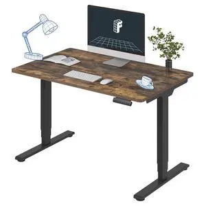 Stand Up Desk 3 Stages Dual Motor Electric Standing Desk 48x30 Inch Whole-Piece Board Height Adjustable Desk Electric Sit Stand Desk(Black Frame + Special Walnut Desktop, 2 Packages) Stand Up Desk 3 Stages Dual Motor Electric Standing Desk 48x30 Inch Whole-Piece Board Height Adjustable Desk Electric Sit Stand Desk(Black Frame + Special Walnut Desktop, 2 Packages)