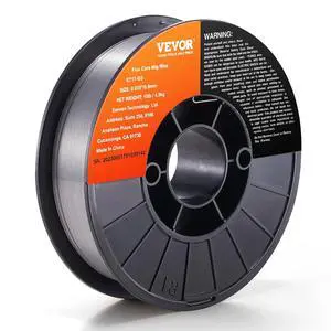 Flux Core Welding Wire, E71T-GS 0.035-inch 10LBS, Gasless Mild Steel MIG Welding Wire with Low Splatter for All Position Arc Welding and Outdoor Use Flux Core Welding Wire, E71T-GS 0.035-inch 10LBS, Gasless Mild Steel MIG Welding Wire with Low Splatter for All Position Arc Welding and Outdoor Use