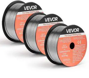 Flux Core MIG Welding Wire, E71T-GS 0.03-inch 2 LBS, Gasless Mild Steel Welding Wire with Low Spatter for All Position Arc Welding, Self-Shielded for Outdoor Use (Pack of 3 Rolls) Flux Core MIG Welding Wire, E71T-GS 0.03-inch 2 LBS, Gasless Mild Steel Welding Wire with Low Spatter for All Position Arc Welding, Self-Shielded for Outdoor Use (Pack of 3 Rolls)