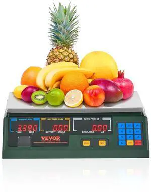 Digital Price Computing Scale 66 LB Weight Scales, Connectable to a Label Printer, Commercial Grade Dual LCD Display for for Retail Outlet Store, Food, Meat Shop, Deli, Produce Farmers Market Digital Price Computing Scale 66 LB Weight Scales, Connectable to a Label Printer, Commercial Grade Dual LCD Display for for Retail Outlet Store, Food, Meat Shop, Deli, Produce Farmers Market