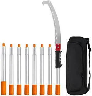 Manual Pole Saw,4.6-9.8 ft Extendable Tree Pruner, Sharp Steel Blade for High Branches Trimming, Manual Branch Trimmer with Lightweight Aluminum Alloy Handle, for Pruning Palms and Shrubs Manual Pole Saw,4.6-9.8 ft Extendable Tree Pruner, Sharp Steel Blade for High Branches Trimming, Manual Branch Trimmer with Lightweight Aluminum Alloy Handle, for Pruning Palms and Shrubs