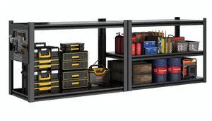 Work Bench with Pegboard,Heavy Duty 3000lbs Capacity Workbench with Adjustable Shelves,Tool Cart,Work Table for Garage Warehouse Work Bench with Pegboard,Heavy Duty 3000lbs Capacity Workbench with Adjustable Shelves,Tool Cart,Work Table for Garage Warehouse