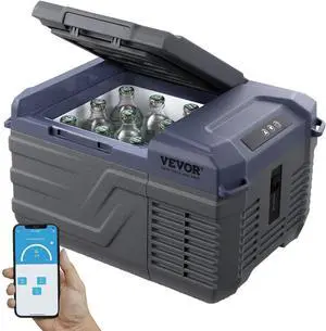 Car Refrigerator, 12 Volt Car Refrigerator Fridge, 9 L Single Zone Portable Freezer Cooler, -4-68 Adjustable Range, 12/24V DC and 100-240V AC Compressor, for Outdoor, Camping, RV Car Refrigerator, 12 Volt Car Refrigerator Fridge, 9 L Single Zone Portable Freezer Cooler, -4-68 Adjustable Range, 12/24V DC and 100-240V AC Compressor, for Outdoor, Camping, RV