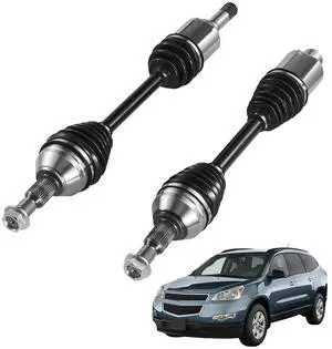 CV Axle Shaft Assembly, 2 Pieces Front Left & Right (Driver and Passenger Side), Automotive Replacement Joint Axles Pair Compatible with 2009-2017 Chevrolet Traverse, Alloy Steel & Carbon Steel CV Axle Shaft Assembly, 2 Pieces Front Left & Right (Driver and Passenger Side), Automotive Replacement Joint Axles Pair Compatible with 2009-2017 Chevrolet Traverse, Alloy Steel & Carbon Steel