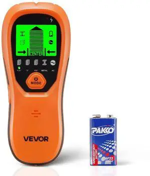 Stud Finder Wall Scanner, 5 in 1, Electronic Wall Stud Detector with Smart Sensor, High-Definition LCD Display and Audio Alarm, for the Center and Edge of Metal, AC Wire, Joists, Pipes, Orange Stud Finder Wall Scanner, 5 in 1, Electronic Wall Stud Detector with Smart Sensor, High-Definition LCD Display and Audio Alarm, for the Center and Edge of Metal, AC Wire, Joists, Pipes, Orange