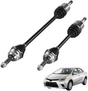 CV Axle Shaft Assembly, 2 Pieces Front Left & Right (Driver and Passenger Side), Automotive Replacement CV Joint Axles Pair Compatible with 2009-2018 Toyota Corolla, Alloy Steel & Carbon Steel CV Axle Shaft Assembly, 2 Pieces Front Left & Right (Driver and Passenger Side), Automotive Replacement CV Joint Axles Pair Compatible with 2009-2018 Toyota Corolla, Alloy Steel & Carbon Steel
