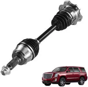 CV Axle Shaft Assembly, Front Left or Right Side (Driver or Passenger Side), Automotive Replacement CV Joint Axle Shaft Compatible with 2007-2020 Cadillac Escalade, Alloy Steel & Carbon Steel CV Axle Shaft Assembly, Front Left or Right Side (Driver or Passenger Side), Automotive Replacement CV Joint Axle Shaft Compatible with 2007-2020 Cadillac Escalade, Alloy Steel & Carbon Steel