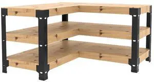 Universal Steel Workbench Kit 5 Legs L Shaped Heavy Duty Work Bench for Garage Storage Shelving Workbenches Frame Black Customizable Work Table Brackets, Lumber Not Included Universal Steel Workbench Kit 5 Legs L Shaped Heavy Duty Work Bench for Garage Storage Shelving Workbenches Frame Black Customizable Work Table Brackets, Lumber Not Included