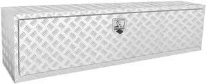 Underbody Truck Box, 60"×17"×18" Pickup Storage Box, Heavy Duty Aluminum Diamond Plate Tool Box with Lock and Keys, Waterproof Trailer Storage Box with T-Handle Latch for Truck, Van, Trailer Underbody Truck Box, 60"×17"×18" Pickup Storage Box, Heavy Duty Aluminum Diamond Plate Tool Box with Lock and Keys, Waterproof Trailer Storage Box with T-Handle Latch for Truck, Van, Trailer