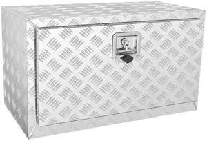 Underbody Truck Box, 30"×14"×16" Pickup Storage Box, Heavy Duty Aluminum Diamond Plate Tool Box with Lock and Keys, Waterproof Trailer Storage Box with T-Handle Latch for Truck, Van, Trailer Underbody Truck Box, 30"×14"×16" Pickup Storage Box, Heavy Duty Aluminum Diamond Plate Tool Box with Lock and Keys, Waterproof Trailer Storage Box with T-Handle Latch for Truck, Van, Trailer