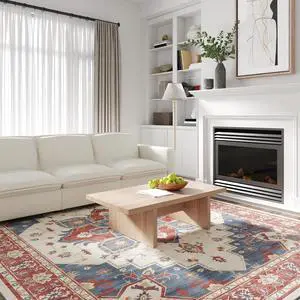8x10 Washable Area Rug Patented Non-Slip Carpet, Low Pile, Child & Pet Friendly, High-Grip Rug Pad Included Ideal for Entryway, Living Room & Bedroom (Imperial Blossom) 8x10 Washable Area Rug Patented Non-Slip Carpet, Low Pile, Child & Pet Friendly, High-Grip Rug Pad Included Ideal for Entryway, Living Room & Bedroom (Imperial Blossom)