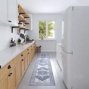 2.5x10 Washable Area Rug Patented Non-Slip Carpet, Low Pile, Child & Pet Friendly, High-Grip Rug Pad Included Ideal for Entryway, Living Room & Bedroom (Royal Indigo) 2.5x10 Washable Area Rug Patented Non-Slip Carpet, Low Pile, Child & Pet Friendly, High-Grip Rug Pad Included Ideal for Entryway, Living Room & Bedroom (Royal Indigo)