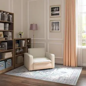 5x7 Washable Area Rug Patented Non-Slip Carpet, Low Pile, Child & Pet Friendly, High-Grip Rug Pad Included Ideal for Entryway, Living Room & Bedroom (Mint Mirage) 5x7 Washable Area Rug Patented Non-Slip Carpet, Low Pile, Child & Pet Friendly, High-Grip Rug Pad Included Ideal for Entryway, Living Room & Bedroom (Mint Mirage)