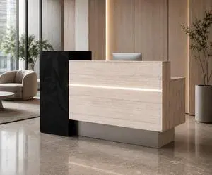 63" Reception Desk with Counter, Front Desk Counter with LED Lighting, Locking Drawers, Open Cubby Compartments, Cable Grommet and Reversible Side Shelf for Office, Salon, Retail, Clinic 63" Reception Desk with Counter, Front Desk Counter with LED Lighting, Locking Drawers, Open Cubby Compartments, Cable Grommet and Reversible Side Shelf for Office, Salon, Retail, Clinic