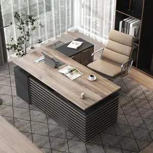 70.87IN Adjustable Heigh L Shaped Executive Desk with Drawers, Modern Executive Standing Home Office Desk w/Universal Charging Ports, Large Business Workstation w/Cord Management,Black and Warm Oak 70.87IN Adjustable Heigh L Shaped Executive Desk with Drawers, Modern Executive Standing Home Office Desk w/Universal Charging Ports, Large Business Workstation w/Cord Management,Black and Warm Oak