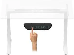 E6 Max Dual Motor 3 Stages Standing Desk Height Adjustable Electric Stand Up Desk Frame Only (White) E6 Max Dual Motor 3 Stages Standing Desk Height Adjustable Electric Stand Up Desk Frame Only (White)