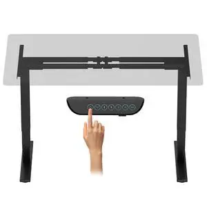 E6 Max Dual Motor 3 Stages Standing Desk Height Adjustable Electric Stand Up Desk Frame Only (Black) E6 Max Dual Motor 3 Stages Standing Desk Height Adjustable Electric Stand Up Desk Frame Only (Black)