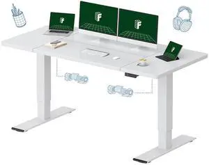 71"x32" Large Dual Motor Electric Standing Desk, White - 198 LBS Heavy-Duty Capacity, Ideal for Home Office, Creative Studio, or Multi-Monitor Setup 71"x32" Large Dual Motor Electric Standing Desk, White - 198 LBS Heavy-Duty Capacity, Ideal for Home Office, Creative Studio, or Multi-Monitor Setup