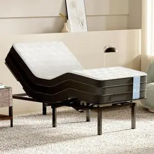 S2E-PRO Adjustable Bed Frame Base Twin XL with 12-Inch Cooling Gel Memory Foam Mattress, Head and Foot Incline, Zero Gravity, One-Touch Flat, 2 Memory Settings, Wireless Remote, Flashlight S2E-PRO Adjustable Bed Frame Base Twin XL with 12-Inch Cooling Gel Memory Foam Mattress, Head and Foot Incline, Zero Gravity, One-Touch Flat, 2 Memory Settings, Wireless Remote, Flashlight