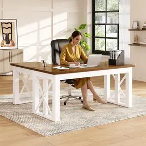 62 x 48 Inch L Shaped Executive Standing Desk, Electric Height Adjustable Desk with Drawers, Large Corner Desk for Home Office and Workstation, Cherry 62 x 48 Inch L Shaped Executive Standing Desk, Electric Height Adjustable Desk with Drawers, Large Corner Desk for Home Office and Workstation, Cherry