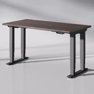 E6Q 4-Leg Dual Motor Standing Desk, 60"x30" Solid Bamboo Electric Height Adjustable Desk, Rock-Solid Stability, Heavy-Duty 540lb Capacity for Professional Workstations, Dark E6Q 4-Leg Dual Motor Standing Desk, 60"x30" Solid Bamboo Electric Height Adjustable Desk, Rock-Solid Stability, Heavy-Duty 540lb Capacity for Professional Workstations, Dark