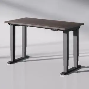 E6Q 4-Leg Dual Motor Standing Desk, 55"x28" Solid Bamboo Electric Height Adjustable Desk, Rock-Solid Stability, Heavy-Duty 540lb Capacity for Professional Workstations, Dark E6Q 4-Leg Dual Motor Standing Desk, 55"x28" Solid Bamboo Electric Height Adjustable Desk, Rock-Solid Stability, Heavy-Duty 540lb Capacity for Professional Workstations, Dark