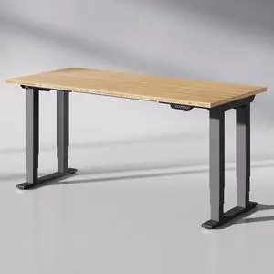 E6Q 4-Leg Dual Motor Standing Desk, 72"x30" Solid Bamboo Electric Height Adjustable Desk, Rock-Solid Stability, Heavy-Duty 540lb Capacity for Professional Workstations, Natural E6Q 4-Leg Dual Motor Standing Desk, 72"x30" Solid Bamboo Electric Height Adjustable Desk, Rock-Solid Stability, Heavy-Duty 540lb Capacity for Professional Workstations, Natural