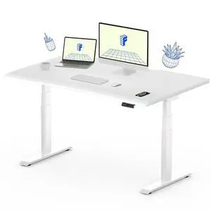 E6 Pro 48 x 30 Inch Electric Standing Desk, Dual Motor Height Adjustable Desk with 3-Stage Oval Legs, One-Piece Desktop with Ergonomic Curved Edge, Modern Minimalist Home Office Desk E6 Pro 48 x 30 Inch Electric Standing Desk, Dual Motor Height Adjustable Desk with 3-Stage Oval Legs, One-Piece Desktop with Ergonomic Curved Edge, Modern Minimalist Home Office Desk