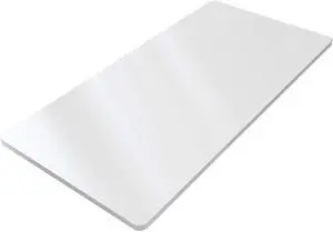 Whole Piece 48"x24" Desktop 1" Thickness Height Adjustable Desk Rectangular Tabletop White Board (48INCH White Top) Whole Piece 48"x24" Desktop 1" Thickness Height Adjustable Desk Rectangular Tabletop White Board (48INCH White Top)