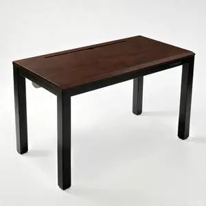 E3Q-PRO 4-Leg Dual Motor Standing Desk, Complete Workspace System with Integrated Power & Cable Management, 55"x28" Solid Rubberwood Desktop, USB Charging, 265 lbs Capacity, Walnut E3Q-PRO 4-Leg Dual Motor Standing Desk, Complete Workspace System with Integrated Power & Cable Management, 55"x28" Solid Rubberwood Desktop, USB Charging, 265 lbs Capacity, Walnut