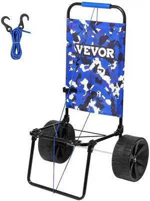 Beach Dolly with Big Wheels for Sand, 15.4" x 15.7" Cargo Deck, w/ 10" PE Solid Wheels, 69LBS Loading Capacity Folding Sand Cart, Heavy Duty Cart for Picnic, Camping, Fishing, Beach, Gardening Beach Dolly with Big Wheels for Sand, 15.4" x 15.7" Cargo Deck, w/ 10" PE Solid Wheels, 69LBS Loading Capacity Folding Sand Cart, Heavy Duty Cart for Picnic, Camping, Fishing, Beach, Gardening