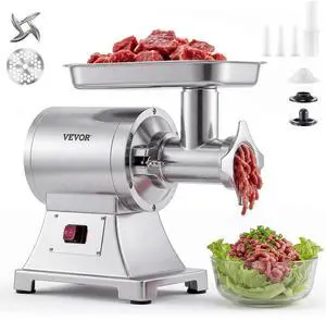 Commercial Meat Grinder, #12 Electric Meat Mincer with 2 Plates, 3 Sausage Stuffing Tubes & Kibbe Kit, 552 Lbs/H Capacity, 750W/1HP Sausage Maker for Home Kitchens & Restaurants, ETL Listed Commercial Meat Grinder, #12 Electric Meat Mincer with 2 Plates, 3 Sausage Stuffing Tubes & Kibbe Kit, 552 Lbs/H Capacity, 750W/1HP Sausage Maker for Home Kitchens & Restaurants, ETL Listed