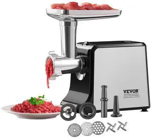 Meat Grinder, 3 Lbs/Min Capacity Electric Meat Grinders with Blade, Grinding Plate, Sausage Maker, Kubbe Kit, Stainless Steel Meat Mincer for Home Kitchen Meat Grinder, 3 Lbs/Min Capacity Electric Meat Grinders with Blade, Grinding Plate, Sausage Maker, Kubbe Kit, Stainless Steel Meat Mincer for Home Kitchen