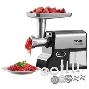 Meat Grinder, 4.2 Lbs/Min Capacity Electric Meat Grinders with Blade, Grinding Plate, Sausage Maker, Kubbe Kit, Stainless Steel Meat Mincer for Home Kitchen Meat Grinder, 4.2 Lbs/Min Capacity Electric Meat Grinders with Blade, Grinding Plate, Sausage Maker, Kubbe Kit, Stainless Steel Meat Mincer for Home Kitchen