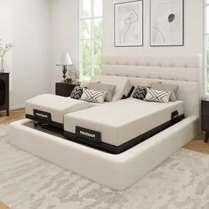 Adjustable Bed Frame Base Split King,Massage, Zero Clearance, Synchronized Adjustment,Whisper Quiet Durable Motor,Zero Gravity,Mattress Holders. Adjustable Bed Frame Base Split King,Massage, Zero Clearance, Synchronized Adjustment,Whisper Quiet Durable Motor,Zero Gravity,Mattress Holders.