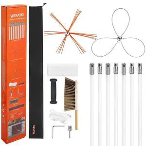 Chimney Sweep Kit, 23 ft Maximum Extendable Length Chimney Brush, Chimney Cleaner Sweeper with Dual Brush Heads, Brush & Goggles, Fireplace Cleaning Tool for Square, Rectangle, Arch Chimneys Chimney Sweep Kit, 23 ft Maximum Extendable Length Chimney Brush, Chimney Cleaner Sweeper with Dual Brush Heads, Brush & Goggles, Fireplace Cleaning Tool for Square, Rectangle, Arch Chimneys