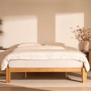Hako G2 Japanese Joinery Bed Frame, Solid Rubberwood King Platform Bed, IAS & SGS Certified, Japandi Minimalist, Noise-Free, No Tools Assembly, 1500lb Capacity, 10-Year Warranty Hako G2 Japanese Joinery Bed Frame, Solid Rubberwood King Platform Bed, IAS & SGS Certified, Japandi Minimalist, Noise-Free, No Tools Assembly, 1500lb Capacity, 10-Year Warranty