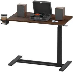 Medical Adjustable Overbed Bedside Table with Wheels Pneumatic Mobile Standing Desk Laptop Desk Rolling Computer Cart Movable Table Hospital Home Use(31.5" W x 17.7" D, Mahogany Large) Medical Adjustable Overbed Bedside Table with Wheels Pneumatic Mobile Standing Desk Laptop Desk Rolling Computer Cart Movable Table Hospital Home Use(31.5" W x 17.7" D, Mahogany Large)