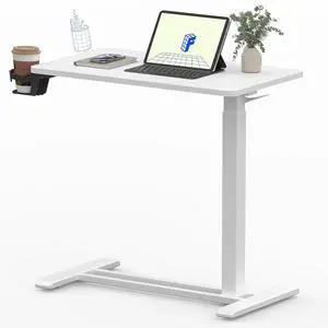 Adjustable C Table with Wheels, Mobile Snack Side End Table Sofa Couch Bedside Table Laptop Rolling Cart TV Tray Night Stand Small Space Side Table,(27.6" W x 15.7" D,White) Adjustable C Table with Wheels, Mobile Snack Side End Table Sofa Couch Bedside Table Laptop Rolling Cart TV Tray Night Stand Small Space Side Table,(27.6" W x 15.7" D,White)