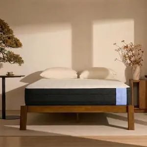 Hako Japanese Joinery Bed Frame & 10" Cooling Gel Memory Foam Mattress Set, Solid Rubberwood Queen Bed, IAS&SGS Certified, No Tools Assembly, 10-Year Warranty, Walnut Hako Japanese Joinery Bed Frame & 10" Cooling Gel Memory Foam Mattress Set, Solid Rubberwood Queen Bed, IAS&SGS Certified, No Tools Assembly, 10-Year Warranty, Walnut