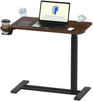 H7 Adjustable Overbed Bedside Table with Wheels Pneumatic Mobile Standing Desk Laptop Desk Rolling Computer Cart Movable Table Hospital Home Use(27.6" W x 15.7" D, Mahogany Table) H7 Adjustable Overbed Bedside Table with Wheels Pneumatic Mobile Standing Desk Laptop Desk Rolling Computer Cart Movable Table Hospital Home Use(27.6" W x 15.7" D, Mahogany Table)
