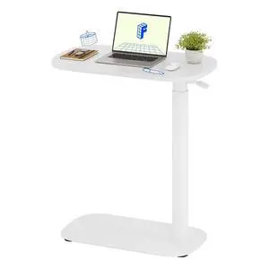 Adjustable C Table Mobile Snack Side End Table Sofa Couch Bedside Table Laptop Cart TV Tray Night Stand Small Space Side Table(23.6" W x 13.8" D,White) Adjustable C Table Mobile Snack Side End Table Sofa Couch Bedside Table Laptop Cart TV Tray Night Stand Small Space Side Table(23.6" W x 13.8" D,White)