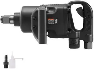 1 Inch Air Impact Wrench, Up to 2730 ft-lbs Reverse Torque Output 1" Pneumatic Impact Gun Lightweight w/ 2 Handles for Heavy Duty Repairs and Maintenance 1 Inch Air Impact Wrench, Up to 2730 ft-lbs Reverse Torque Output 1" Pneumatic Impact Gun Lightweight w/ 2 Handles for Heavy Duty Repairs and Maintenance