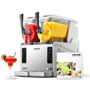 Slushie Machine, 3L/100oz x 2 Tank Slushy Machine for Home, No Ice Needed Frozen Drink Maker, Margarita Maker with Self-Cleaning, for Frozen Margaritas, Frappés, Milkshake & More Slushie Machine, 3L/100oz x 2 Tank Slushy Machine for Home, No Ice Needed Frozen Drink Maker, Margarita Maker with Self-Cleaning, for Frozen Margaritas, Frappés, Milkshake & More