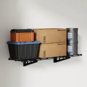 1x3 ft Garage Wall Shelving, Heavy Duty Garage Storage Rack 1-Pack, Holds Up to 150 lbs, Ideal for Organizing and Storing Storage Bins, Black, Classic Series 1x3 ft Garage Wall Shelving, Heavy Duty Garage Storage Rack 1-Pack, Holds Up to 150 lbs, Ideal for Organizing and Storing Storage Bins, Black, Classic Series