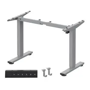 EN1 Height Adjustable Standing Desk Frame, Electric Sit Stand Desk Base for Home and Office (Gray Frame Only) EN1 Height Adjustable Standing Desk Frame, Electric Sit Stand Desk Base for Home and Office (Gray Frame Only)